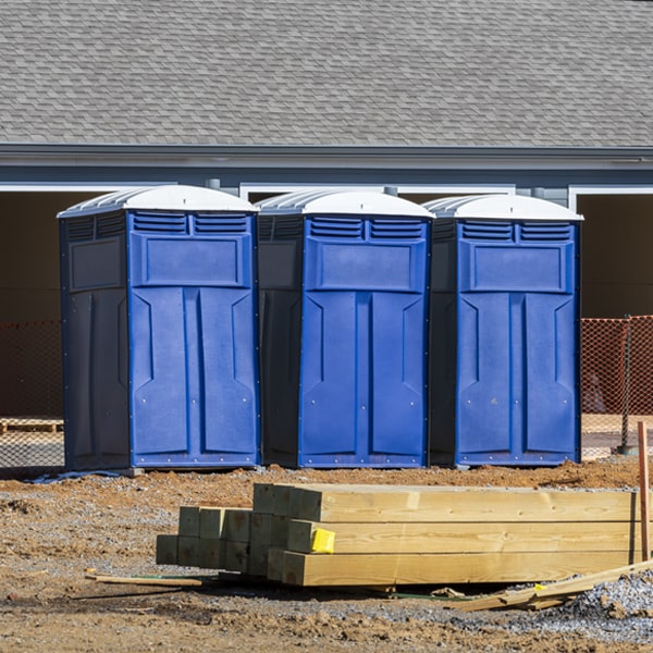 is there a specific order in which to place multiple portable restrooms in Highland Mills NY